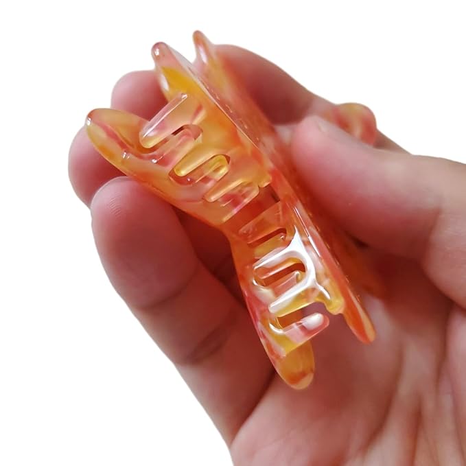 Starfish Claw Clip,Acetate Hair Clips,Small Claw Clips for Women