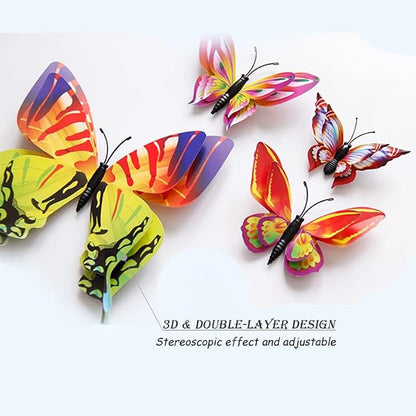 OPSEAM 3D Butterfly Wall Decor Butterfly Decorations Stickers - Image 2