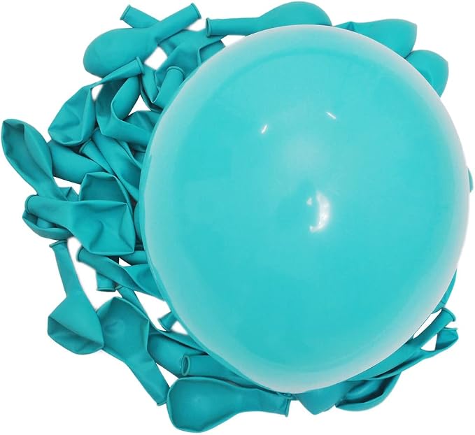 300 Pack Turquoise Teal Balloons 12 inch Turquoise Latex Balloon Bulk - Image 3