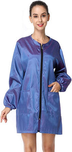 Polyester Fabric Salon Smock Professional Stylist Jacket Waterproof Haircut Cape Barber Apron