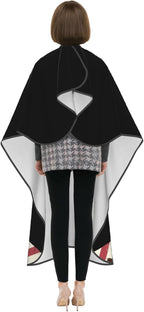 Custom Barber Cape for Men Personalized Professional Hair Cutting Cape with Text for Home Salon Barbershop