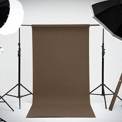 Kate Seamless Paper Backdrop Brown Seamless Backdrop Paper Rolls - Image 2