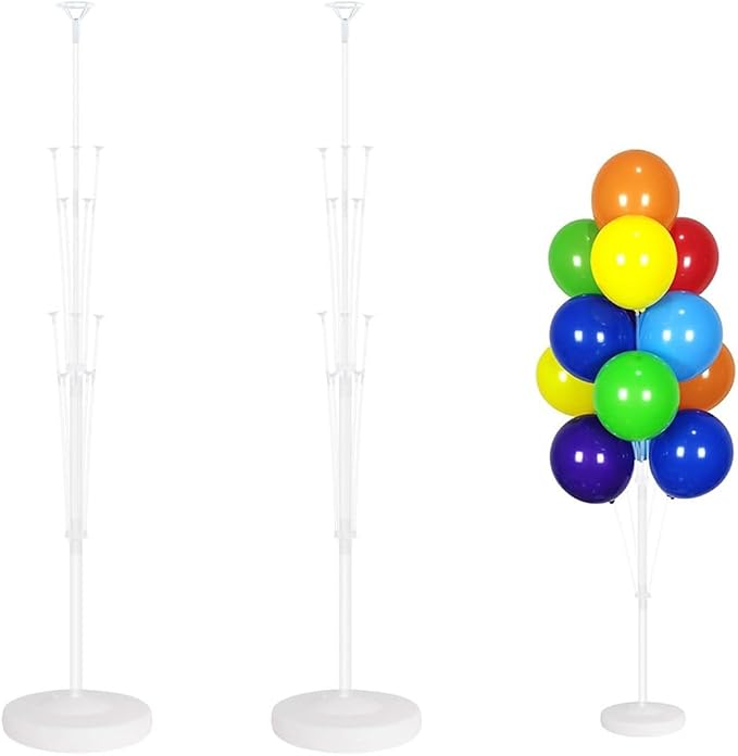 Leesoot 2 Sets Floor Balloon Column Kit Stand by Unknown