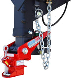 Shocker 30K Gooseneck Surge Air Hitch & Shift Lock Coupler for 2-5/16" Ball, 4" & 3-15/16" Square Multi-Fit Stem