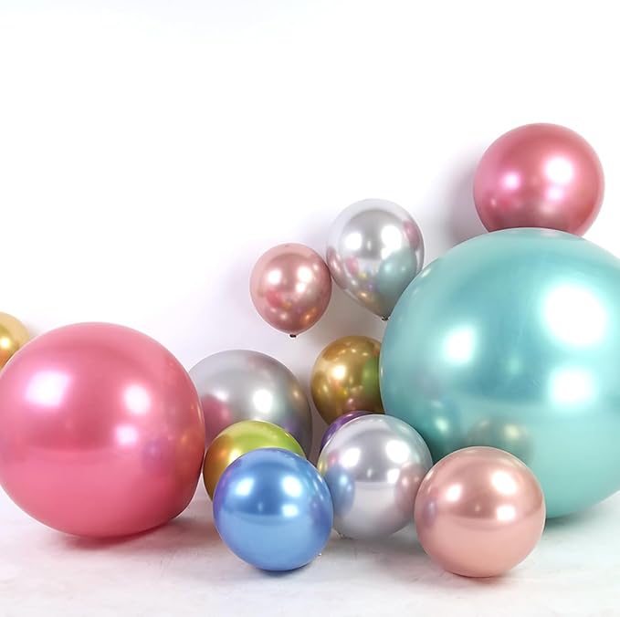 Metallic Rose Gold Balloons, Birthday Decoration, Wedding Party, Baby Shower - Image 3