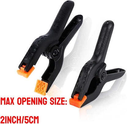 10 PCS 4.5 inch Professional Plastic Large Spring Clamps Heavy Duty - Image 5