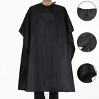 Black Waterproof Hair Salon Cape Professional Barber Cape with Metal Snap Closure Hair Cutting Cape (Black-10 Pack)