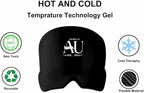 Migraine Relief Cap Ice Headache Hat – Hot & Cold Gel Therapy for Migraines, Tension & Sinus Pressure – 360° Cooling & Heating Headache Ice Pack for Men & Women (Black)
