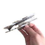 Novelty Grouper Fish Hair Clips,Cute Acetate Hair Clip,Big Claw Clips for Women,Beige