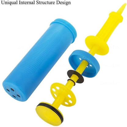 Portable Hand-Held Air Pump for Inflatables, Double Action Balloon Pump | - Image 3