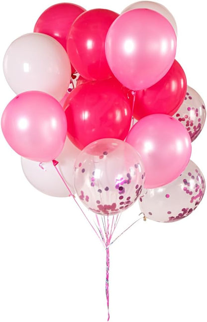 Balloonify 12 Inch Confetti Balloons, 19 Party Balloons by Restaurantware