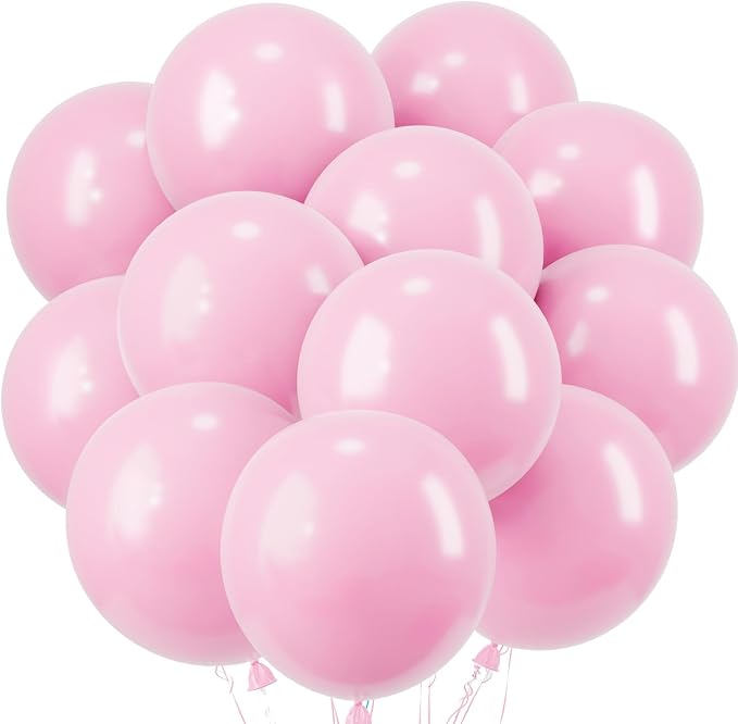 RUBFAC Pink Balloons 36 Pack 18 Inch Large Latex Balloons by RUBFAC
