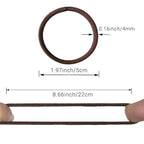 Multi-color Hair Ties Hair Elastics Rubber Bands No Damage for Thick and Curly Hair Long-Lasting Braids Ponytails Holders All Hair Types Pain-Free Hair Accessories for Women or Men 50 PCS 4MM