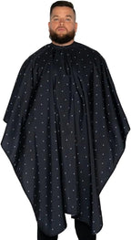 Barber Strong The Barber Cape Haircut Cover for Men, Hair Repelling and Static-Reducing Material, Water Resistant Fabric