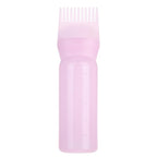 Root Comb Applicator Bottle, Hair Color Brush Applicator, 160ml Hair Dye Brush Bottle, Hair Dyeing Coloring Bottle Brush Shampoo Hair Color Oil Comb Applicator Tool()
