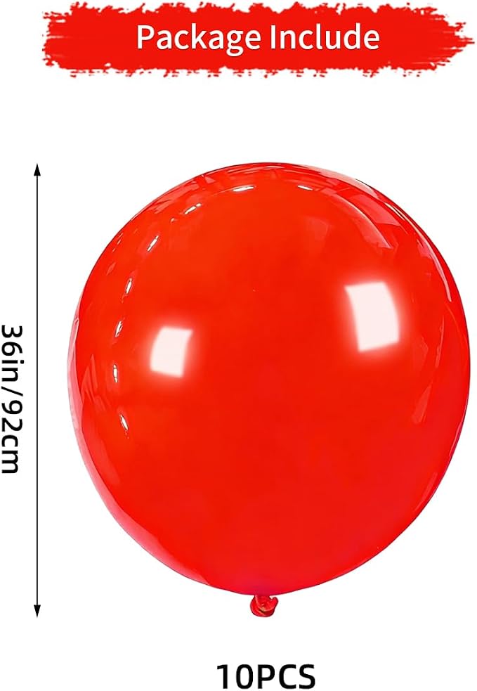 36 Inch Red Balloons - Image 4