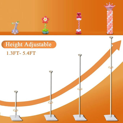 Balloon Arch Stand Kit, 2IN1 Metal Balloon Column Arch - Image 4