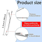 220 Ct 1.38 Inch Mini Silver Gray Cute Bobby Pins with Metal Box, Small Hair Bobby Pins for Buns, YINGFENG Premium Gray Hair Pins for Kids, Girls and Women, Great for All Hair Types