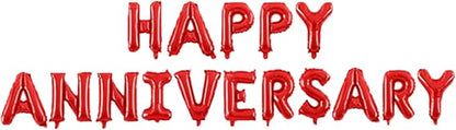 Happy Anniversary Balloon Banner Love Balloon Anniversary Party Balloon - Image 2