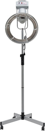 Hair Steamer Professional Hair Salon Steamer,Stand Hair Dryer, Orbiting Rotating Hairs Processor with Wheels,3 in 1 Orbiting HairDryer,HairDryer Accelerator, Perm Styling