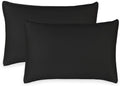 King Pillowcases by Pure Bamboo, Genuine 100% Organic Viscose Derived from Bamboo, Luxuriously Soft & Cooling, Double Stitching, Envelope Closure (2 King Pillowcases, Black)