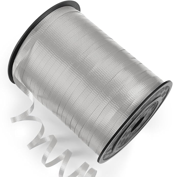500 Yards Curling Ribbon with Spool, 1/5" Wide Crimped Texture Curling Ribbons by Isaspire