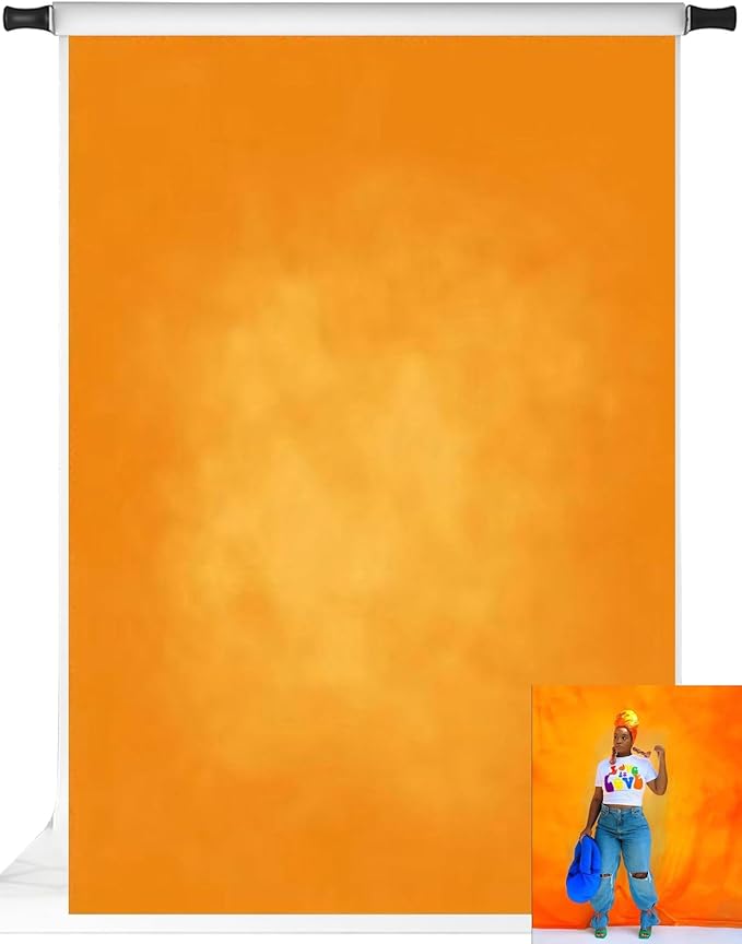 Kate Orange Photography Backdrops Abstract Photo Backdrop Poratrait Background by KateBackdropforPhotography