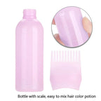 Yinhing Hair Dyeing Bottle, Hair Color Applicator Bottle, 3 Colors Hair Dyeing Bottle Brush Shampoo Hair Color Oil Comb Applicator Tool for Salon Home Supplies ()