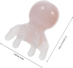 Octopus Scalp Massager Comb Resin Portable Head Massage Tool for Acupressure Point Activation and Circulation Boost Soft Manual Gua Sha Hair Scratcher for Scalp and Body Relaxation