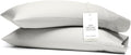 Boll & Branch Signature Hemmed Pillowcase Set - King, Mist - Luxury 100% Organic Cotton - Buttery Soft and Breathable - Softer with Every Wash - 2 Pillowcases Included
