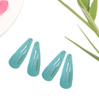 2 Inch Blue Green Hair Clips Barrettes Metal Snap Clips for Women Durable Water Drop Ideal Hair Accessories for Hairdressing Wedding and Everyday Use 20 pcs