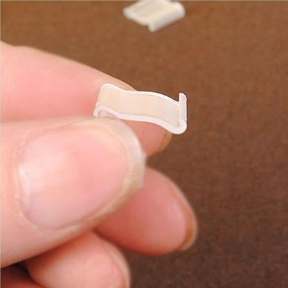 100Pcs Transparent Plastic Balloon V-shaped Clips, Wedding Party Halloween - Image 6