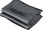 Pure Mulberry Silk Pillow Cases Standard Size, Oeko-TEX Certified 100% Silk Pillowcase for Hair and Skin, Premium 22 Momme silk zippered pillowcase, USA, Dark Gray, 1 Pc 20"x26" (Standard, Slate Grey)