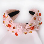 Pearl Headbands for Women,Non-slip Hair Accessories Wide Hair Band with Pearl Accessories Rhinestone for Valentine's Day Gift,Birthday,Party
