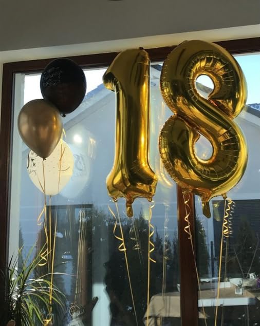 Gold Number 1 Balloon 40 inch, Balloon numbers party supplies, deco photo shoot - Image 8