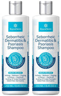 Roycederm Psoriasis Shampoo, Seborrheic Dermatitis Shampoo, Folliculitis, Dandruff, Scalp Psoriasis & Seborrheic Dermatitis Treatment, Dry Itchy Scalp Treatment - 2 Pack