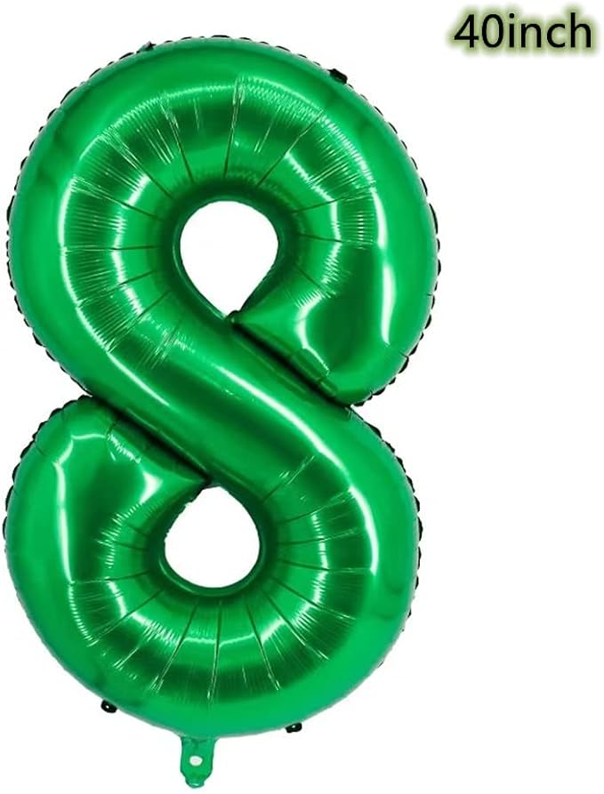 Football Balloons Birthday 8thLarge Mylar Foil Football Balloons - Image 2