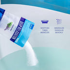 Deep Relaxation Bath Salt 32 Ounces Epsom Salt with Natural Lavender Essential Oil Plus Vitamin C in BPA Free Pouch with Easy Press-Lock Seal