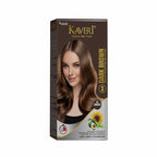 Kaveri Creme Hair Color Permanent Hair Dye Color - With Improved Creme Formula for Gray Coverage Ammonia Free Hair Color Dye for Rich Bright Long lasting (Dark Brown, 3.04 Fl Oz) - Pack Of 3