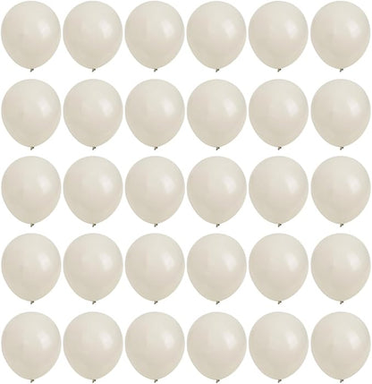 5 inch White Sand Latex Balloons by YicUik
