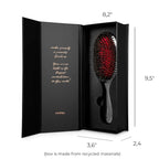 MISEL Professional Boar Bristle Hair Brush for Women and Men | Detangles All Natural Hair Types and Extensions | Reduces Breakage | Great for Wavy and Straight Hair | Salon-Approved | Medium