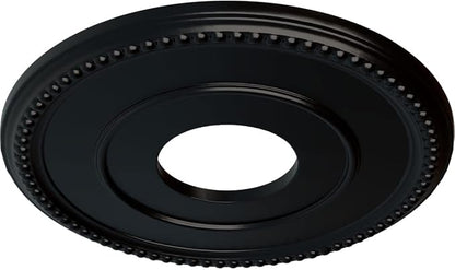 Ekena Millwork CM12BRBLF 12-1/2" x 3-7/8" x 3/4" Bradford Ceiling Medallion - Image 2