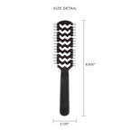 Cricket Static Free Fast Flo Flex Vent Hair Brush - Quick Drying, Detangling, and Styling - Anti-Static Bristles for Frizz-Free Blowouts, Ideal for All Hair Types