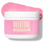 Overtone Semi Permanent Hair Color Conditioner, Pastel Pink is Now Cotton Candy Pink, 8 oz, Nourishing, Damage-Free, Color Depositing Mask for All Hair Types with Shea Butter & Coconut Oil, Vegan