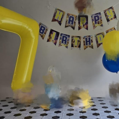 Number Balloons 9 Balloon Yellow - Image 4