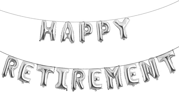Set of 15 Happy Retirement Balloons, Party Decorations, The Legend Has Retired by RUIANSI