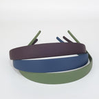 3 Pack Headbands Designed for Eyewear,Flex No Pressure Hairbands for Women Comfortable Plastic Headbands with Teeth Matte-Royal Blue,Green,Dark Purple