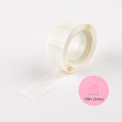 Briartw 4200 Pcs 1/8in Clear Sticky Dots - Image 2