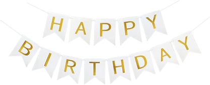 Happy Birthday Banner Birthday Party Supplies Garland Decorations Birthday by iiCheerful