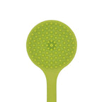 DNC Silicone Back Scrubber for Shower Soft Bath Body Brush with Long Handle (Green)